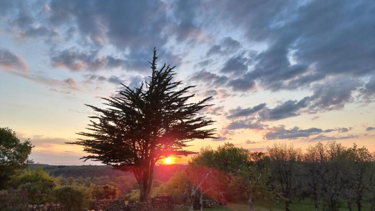 Bed and Breakfast Domaine La Garenne Reilhaguet Exterior foto